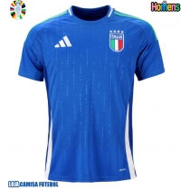 Camisa de Futebol Itália Equipamento Principal Europeu 2024 Manga Curta